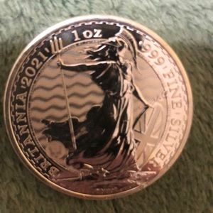 1 Troy oz .999 fine silver